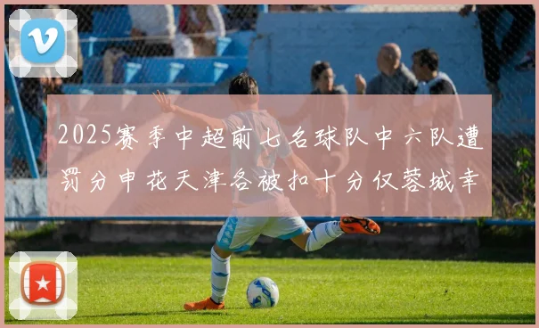 2025赛季中超前七名球队中六队遭罚分申花天津各被扣十分仅蓉城幸免